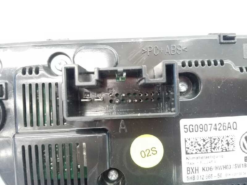 Recambio de mando calefaccion / aire acondicionado para volkswagen touran (5t1) edition bmt referencia OEM IAM 5G0907426AQ 5HB01