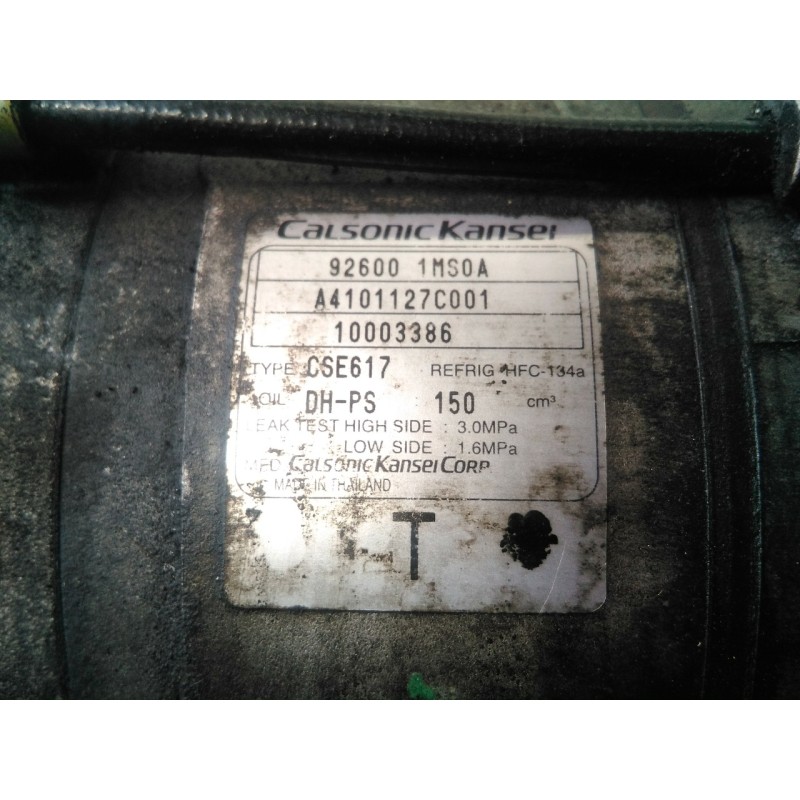 Recambio de compresor aire acondicionado para infiniti fx fx30d s referencia OEM IAM 926001MS0A A4101127C001 P3-A1-23-2