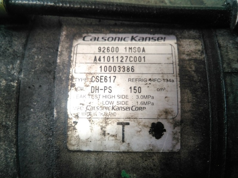 Recambio de compresor aire acondicionado para infiniti fx fx30d s referencia OEM IAM 926001MS0A A4101127C001 P3-A1-23-2