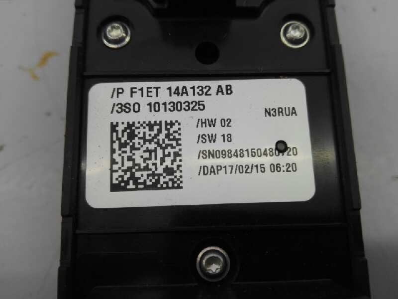 Recambio de mando elevalunas delantero izquierdo para ford kuga (cbv) referencia OEM IAM F1ET14A132AB 3SO10130325 E3-B3-25-3
