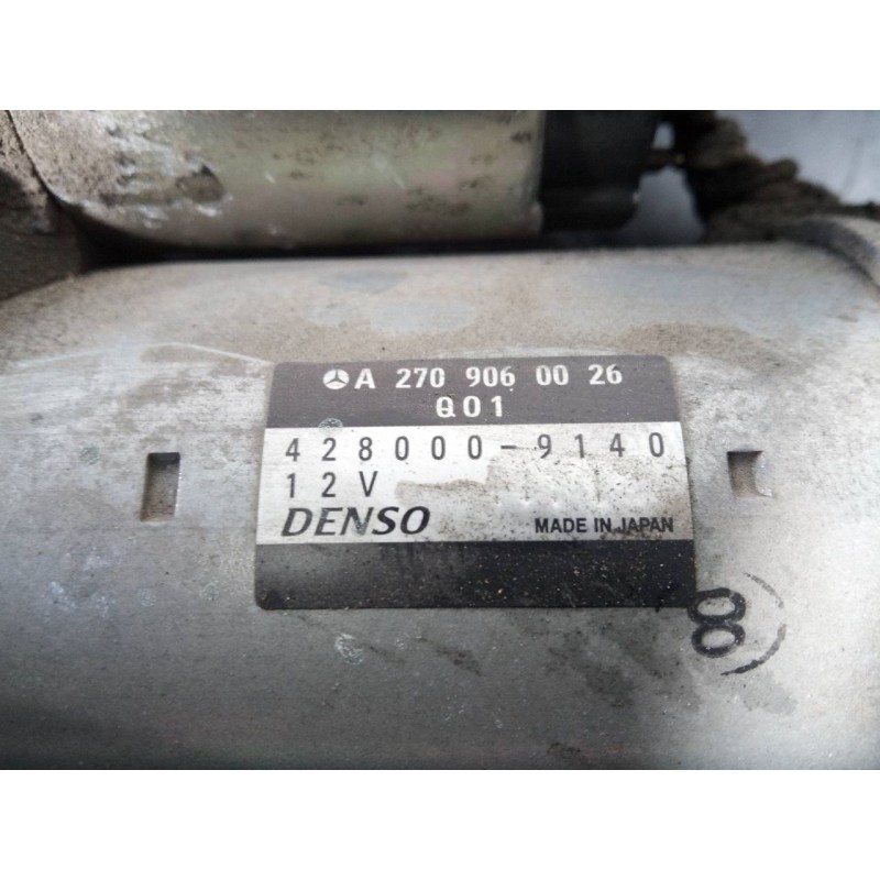 Recambio de motor arranque para mercedes-benz clase b (w246) b 180 cdi be (246.200) referencia OEM IAM 4280009140 A27090600 P3-B