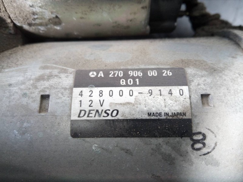 Recambio de motor arranque para mercedes-benz clase b (w246) b 180 cdi be (246.200) referencia OEM IAM 4280009140 A27090600 P3-B