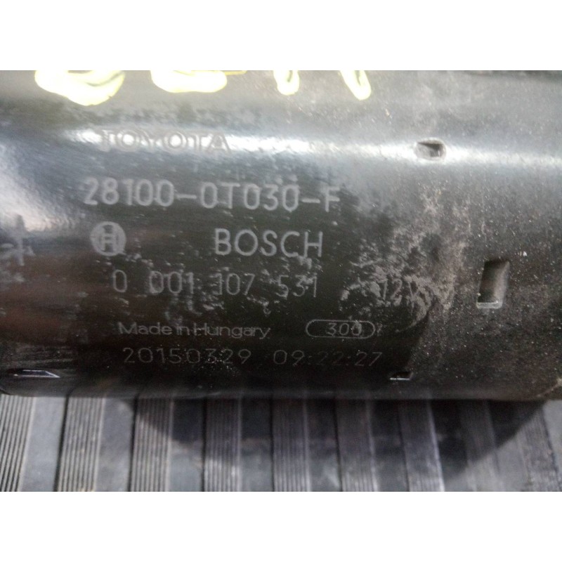 Recambio de motor arranque para toyota verso advance referencia OEM IAM 281000T030 20150329 