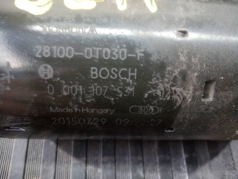 Recambio de motor arranque para toyota verso advance referencia OEM IAM 281000T030 20150329 