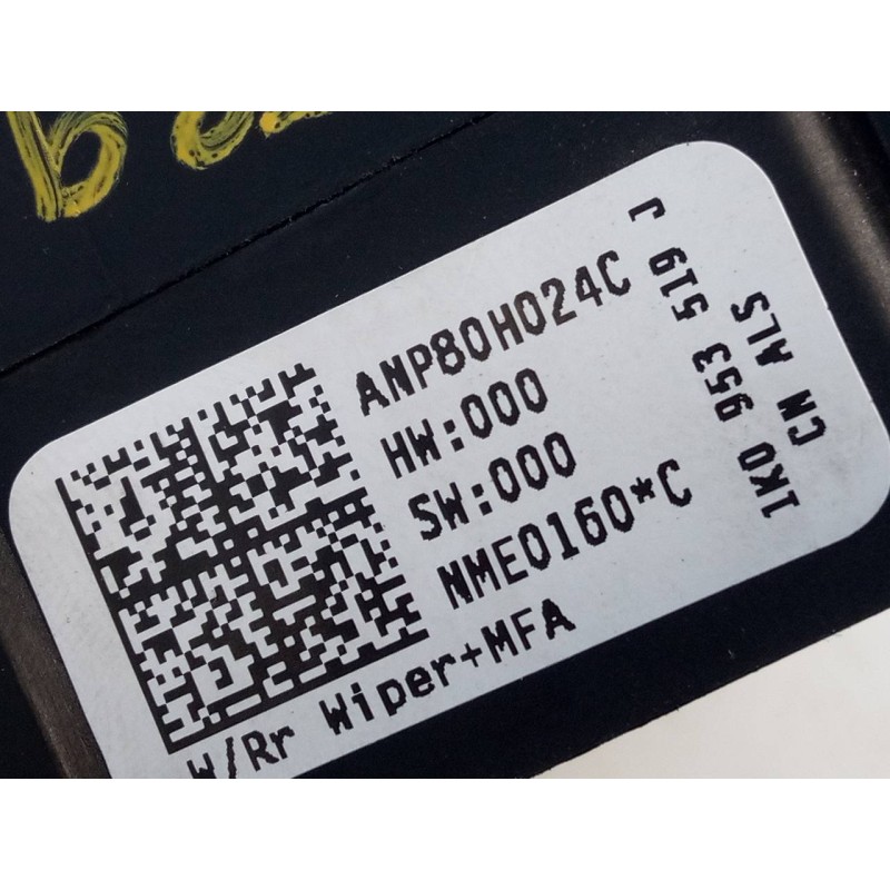 Recambio de mando limpia para volkswagen touran (1t2) advance referencia OEM IAM 1K0953519J  E2-A1-34-3