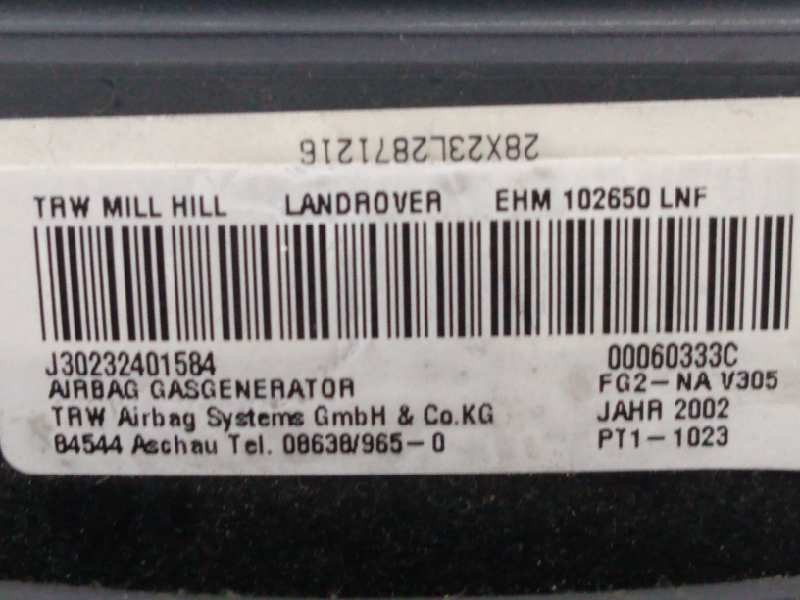Recambio de airbag delantero izquierdo para land rover discovery td5 se referencia OEM IAM J30232401584  E1-B4-11-2