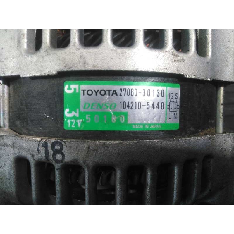Recambio de alternador para toyota land cruiser (j15) gx referencia OEM IAM 2706030130 1042105440 P3-A4-12-4