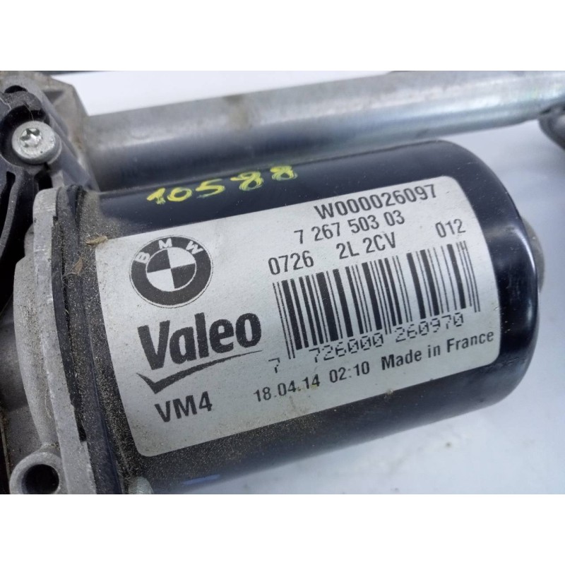 Recambio de motor limpia delantero para bmw serie 1 lim. (f20) 114d referencia OEM IAM 726750303 W000025097 E1-A3-8-2