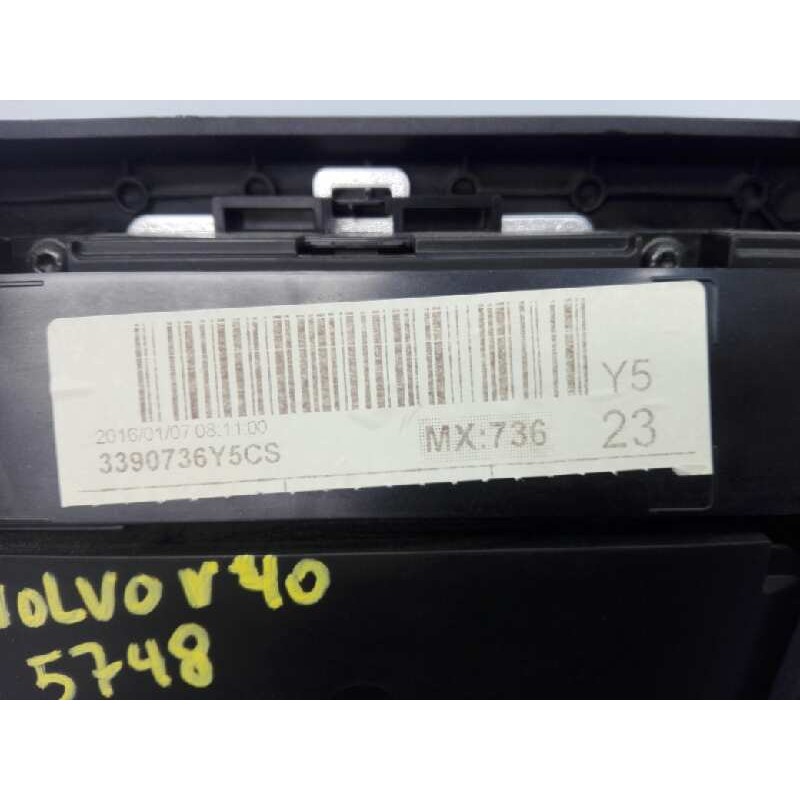 Recambio de mando climatizador para volvo v40 momentum referencia OEM IAM 3390736Y5CS  E3-B5-44-1