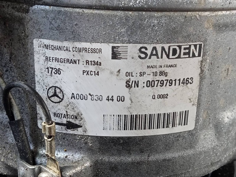 Recambio de compresor aire acondicionado para mercedes-benz clase c (w205) lim. c 220 cdi bluetec (205.004) referencia OEM IAM A