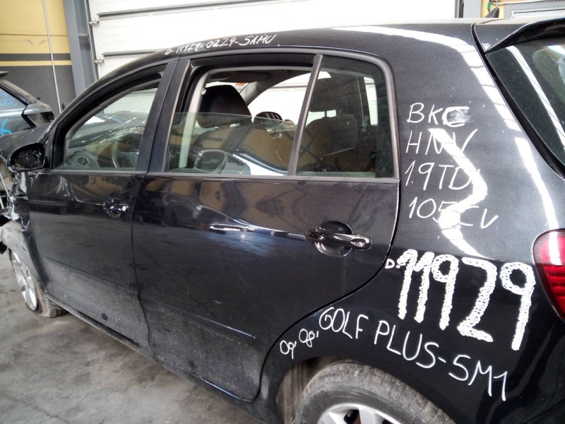 Recambio de puerta trasera izquierda para volkswagen golf plus (5m1) bluemotion edition referencia OEM IAM   