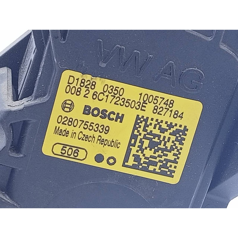 Recambio de pedal acelerador para skoda fabia active referencia OEM IAM 6C1723503E 0280755339 E2-A1-45-1