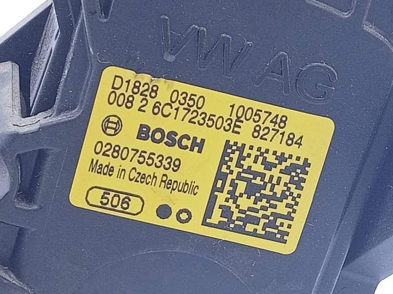 Recambio de pedal acelerador para skoda fabia active referencia OEM IAM 6C1723503E 0280755339 E2-A1-45-1