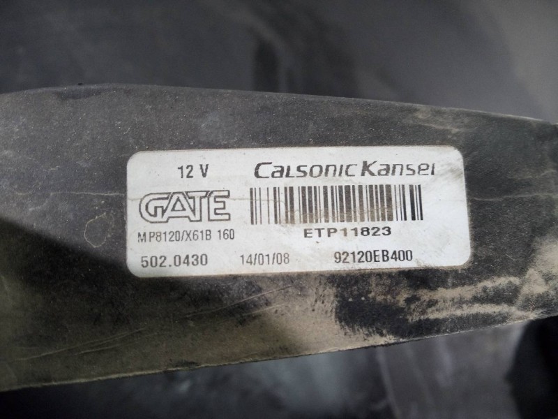 Recambio de electroventilador para nissan pathfinder (r51) 2.5 dci se referencia OEM IAM 92120EB400  P2-B8-14
