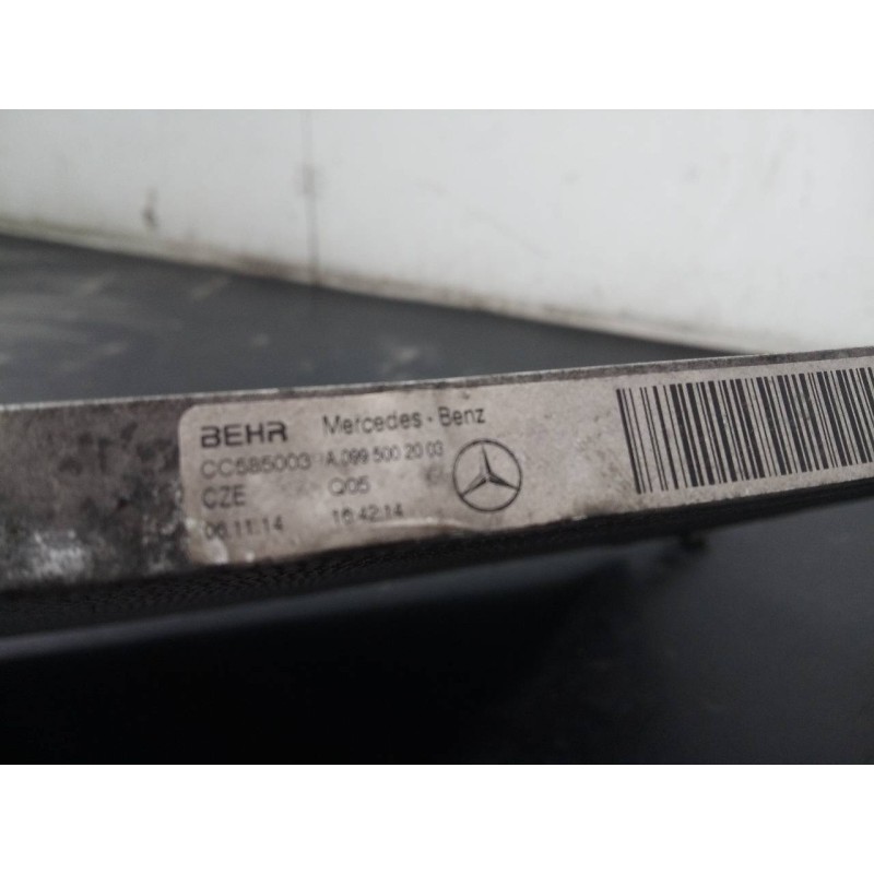 Recambio de radiador agua para mercedes-benz clase c (w205) lim. c 220 cdi bluetec (205.004) referencia OEM IAM A0995002003 CC58