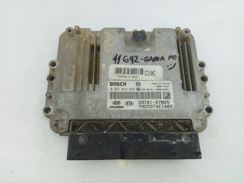 Recambio de centralita motor uce para hyundai santa fe (bm) 2.2 crdi comfort 4x4 referencia OEM IAM 3910127825 0281012669 E3-A3-