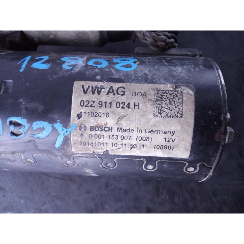 Recambio de motor arranque para volkswagen caddy furgón/kombi monoespace referencia OEM IAM 02Z911024H 0001153007 P3-A7-23-1
