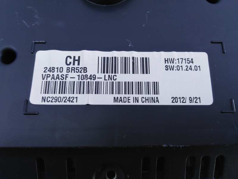 Recambio de cuadro instrumentos para nissan qashqai (j10) acenta referencia OEM IAM 24810BR52B  E3-B4-27-1