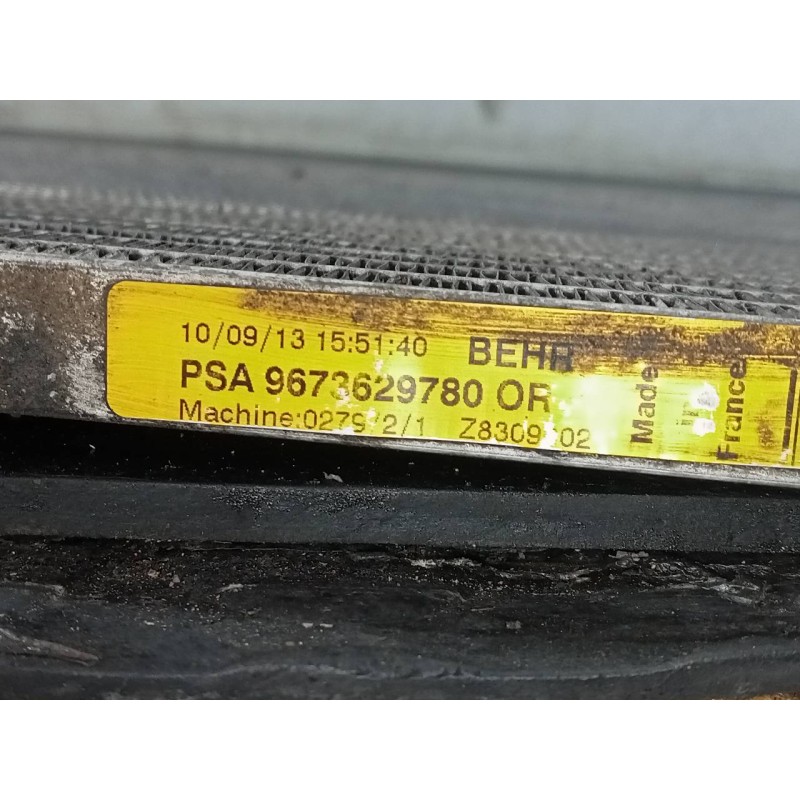 Recambio de condensador / radiador aire acondicionado para citroën c4 picasso attraction referencia OEM IAM 9673629780  P2-A4-2