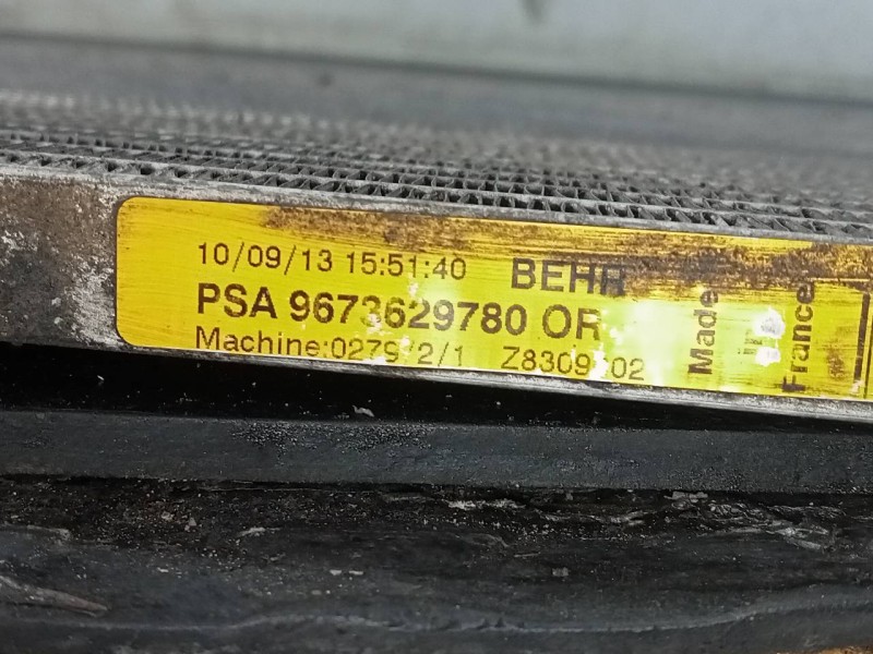 Recambio de condensador / radiador aire acondicionado para citroën c4 picasso attraction referencia OEM IAM 9673629780  P2-A4-2
