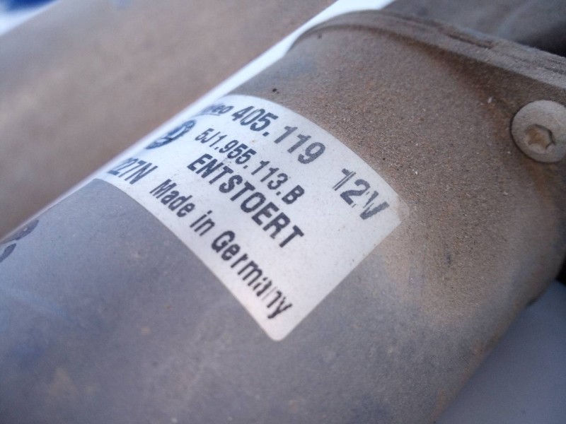 Recambio de motor limpia delantero para skoda fabia (6y2/6y3) comfort line referencia OEM IAM 5J1955113B  E1-A5-11-1