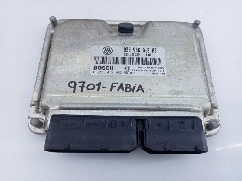 Recambio de centralita motor uce para skoda fabia (5j2 ) style referencia OEM IAM 038906019NS 0281013082 E2-A1-14-7