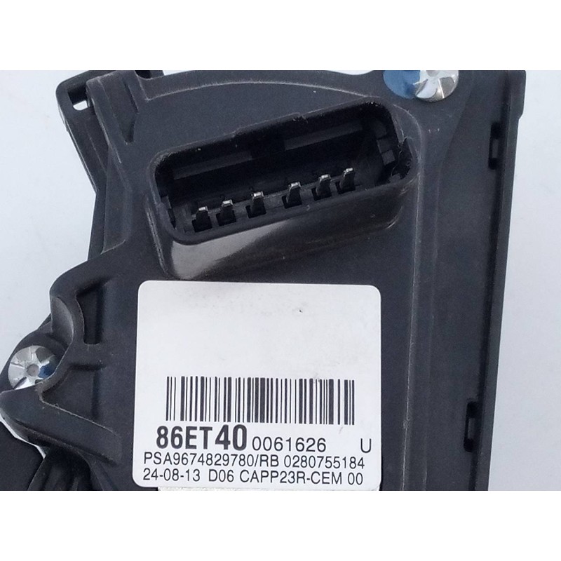 Recambio de pedal acelerador para citroën c4 picasso attraction referencia OEM IAM 9674829780  E3-B2-31-4
