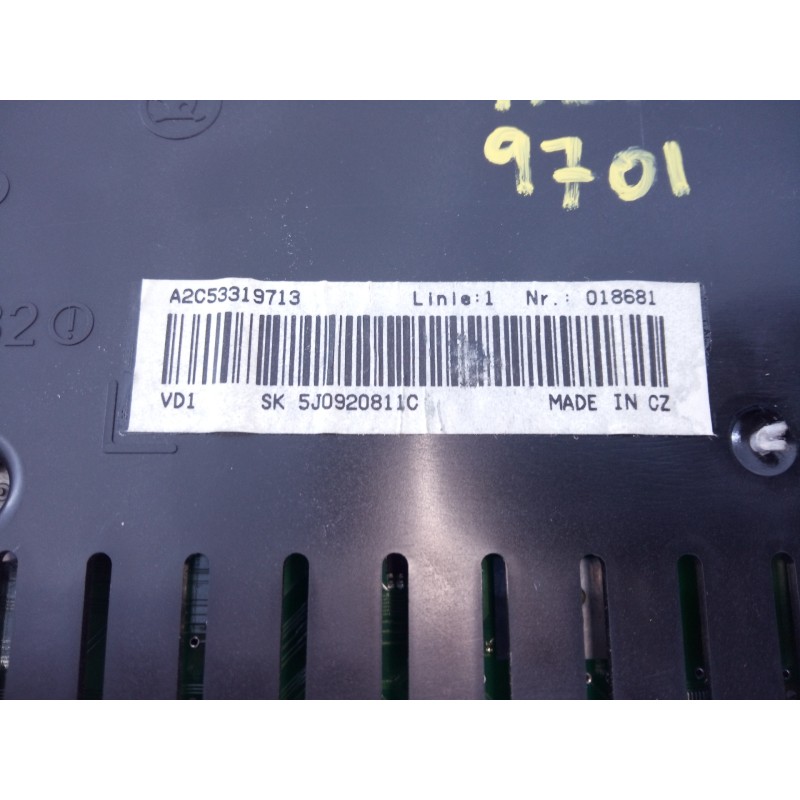 Recambio de cuadro instrumentos para skoda fabia (5j2 ) style referencia OEM IAM 5J0920811C V2802477 E2-A1-24-2