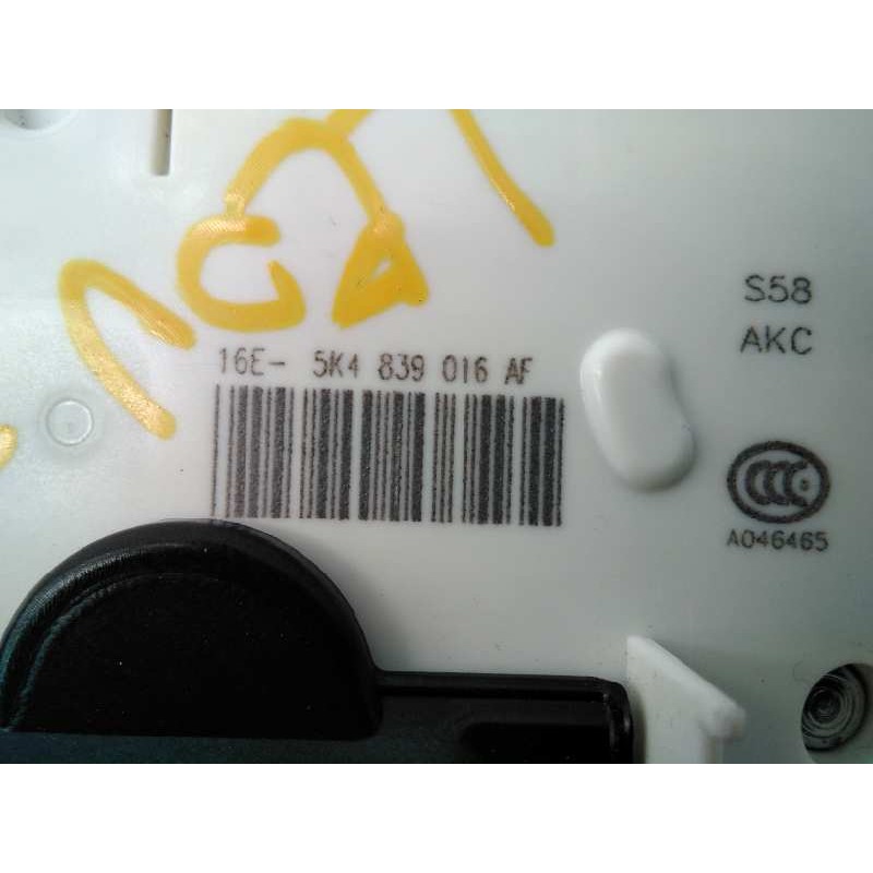 Recambio de cerradura puerta trasera derecha para seat leon (5f1) style referencia OEM IAM 5K4839016AF  E1-B6-14-3