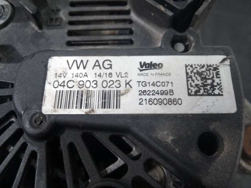 Recambio de alternador para audi a3 sportback (8vf) s line edition referencia OEM IAM 04C903023K  P3-B5-18-1