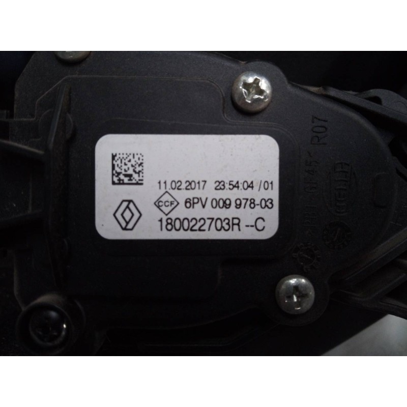 Recambio de pedal acelerador para dacia duster ambiance 4x2 referencia OEM IAM 180022703R 6PV00997803 