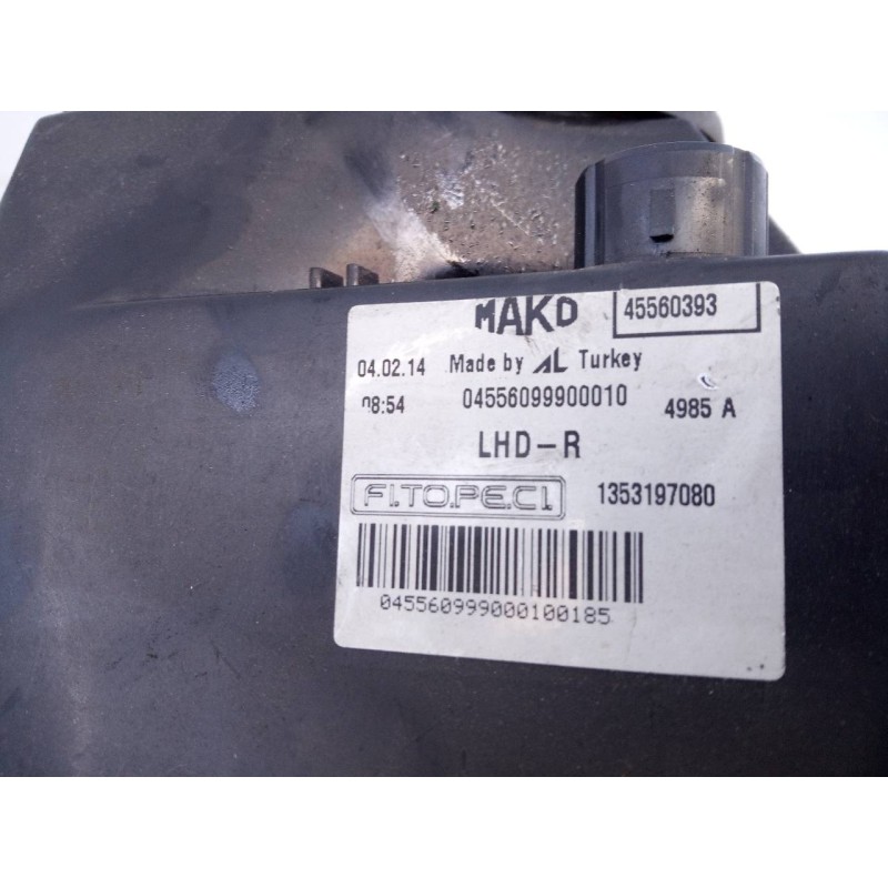 Recambio de faro derecho para fiat fiorino sx furg. referencia OEM IAM 1353197080 04556099900010 E2-B2-55-2