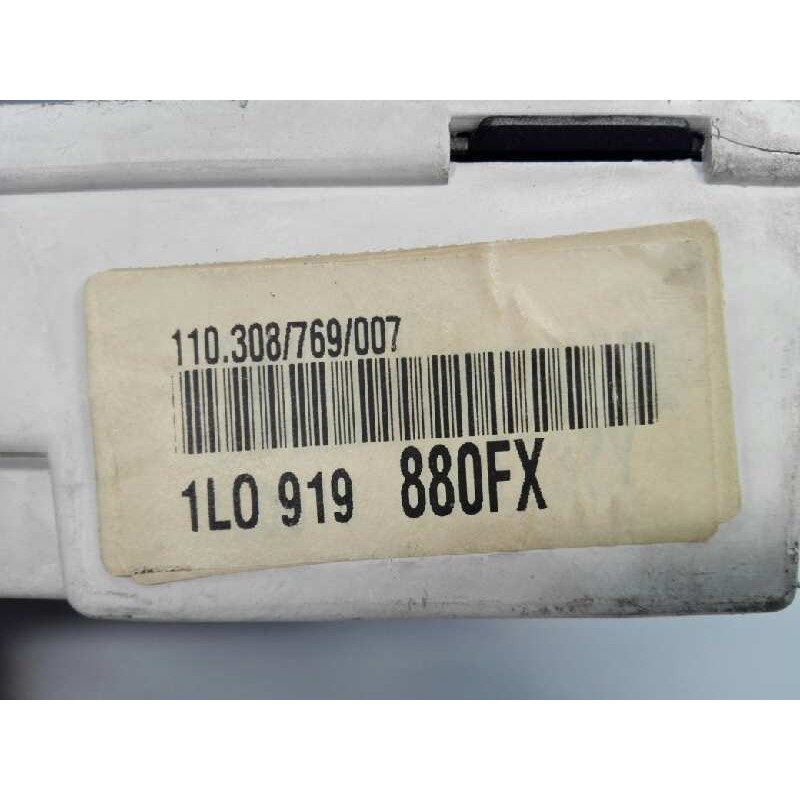 Recambio de cuadro instrumentos para seat toledo (1l) se referencia OEM IAM 1L0919880FX 81117785 E2-A1-9-7