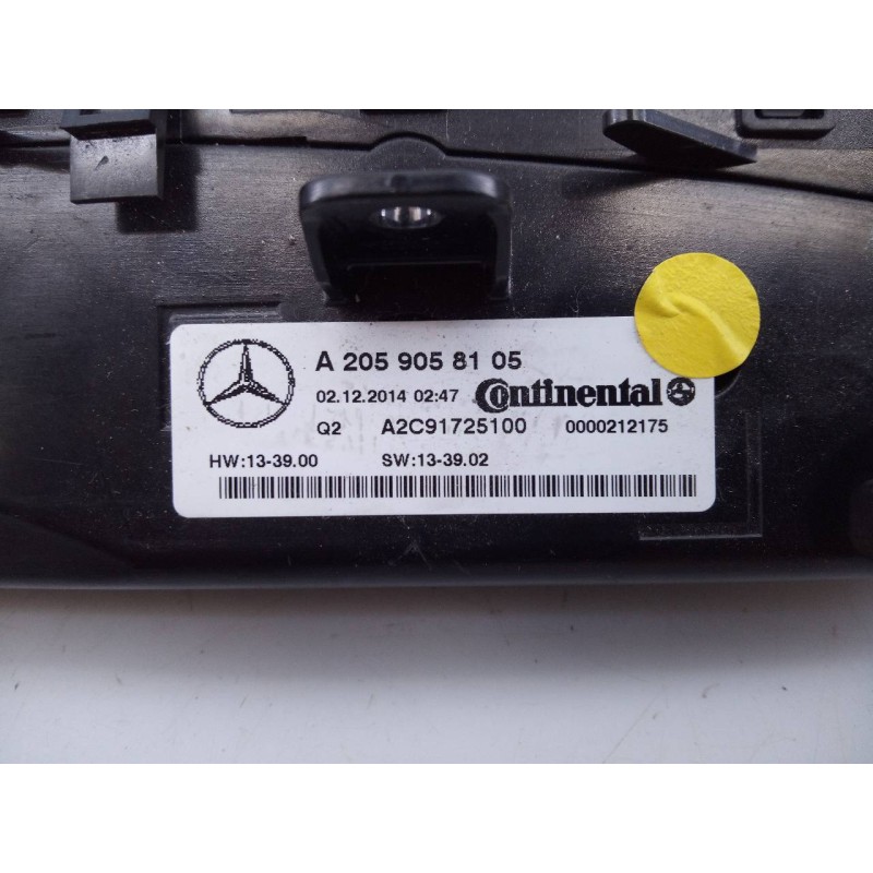 Recambio de mando climatizador para mercedes-benz clase c (w205) familiar avangarde referencia OEM IAM A2059058105  E3-A1-4-7