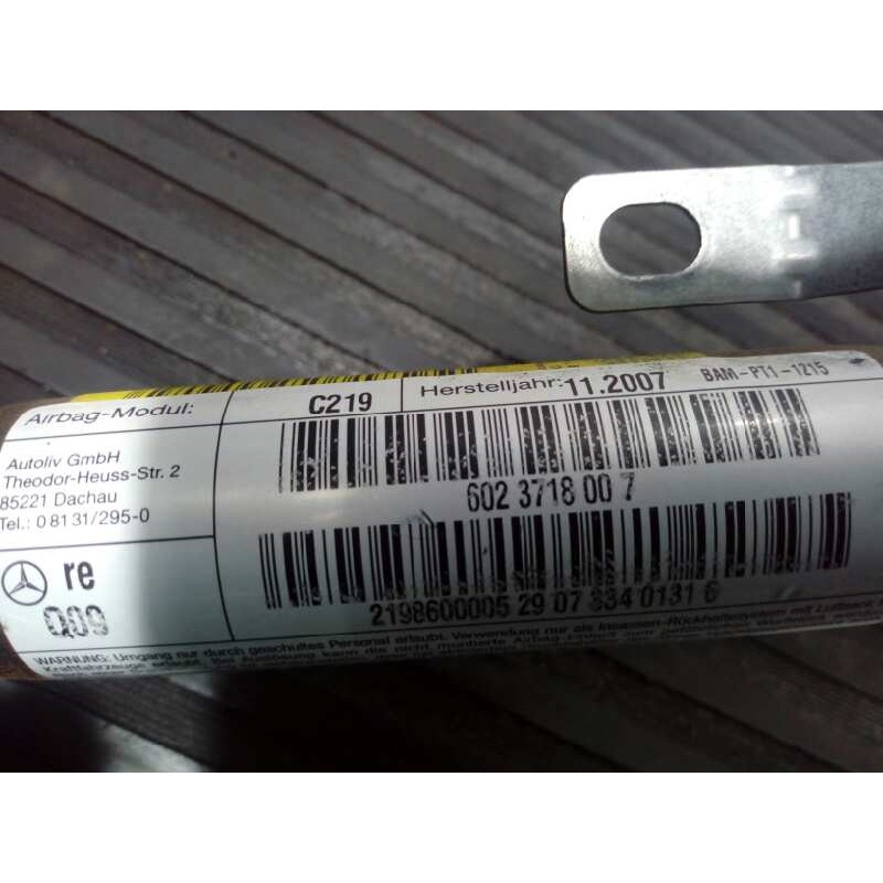Recambio de airbag cortina delantero derecho para mercedes-benz clase cls (w219) 320 cdi (219.322) referencia OEM IAM 6023718007