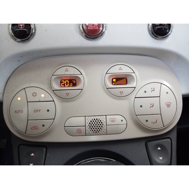 Recambio de mando climatizador para fiat nuova 500 (150) pop referencia OEM IAM 735576405  E3-A4-23-3