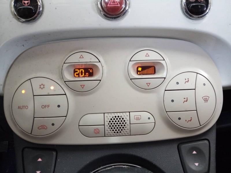 Recambio de mando climatizador para fiat nuova 500 (150) pop referencia OEM IAM 735576405  E3-A4-23-3