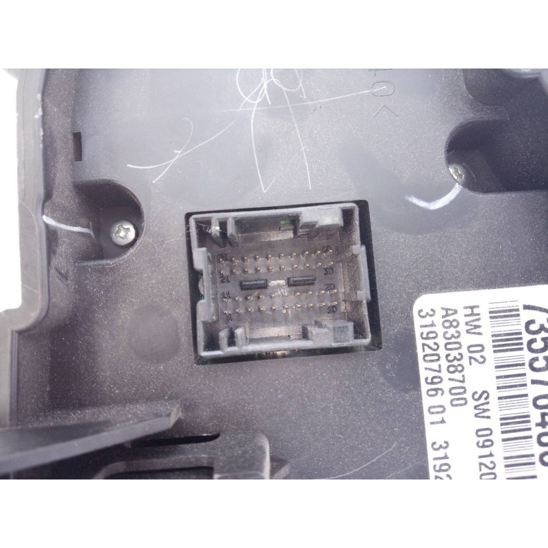 Recambio de mando climatizador para fiat nuova 500 (150) pop referencia OEM IAM 735576405  E3-A4-23-3