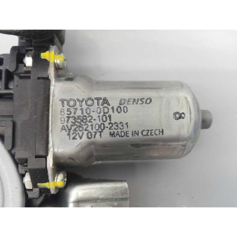 Recambio de elevalunas delantero derecho para toyota auris advance referencia OEM IAM 857100D100 973582101 E2-B4-13-2