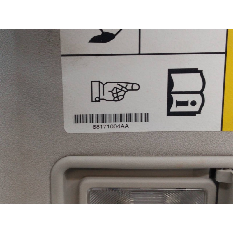 Recambio de parasol derecho para fiat freemont (345) lounge 4wd referencia OEM IAM 68171004AA  E3-A4-5-3