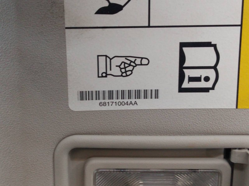 Recambio de parasol derecho para fiat freemont (345) lounge 4wd referencia OEM IAM 68171004AA  E3-A4-5-3