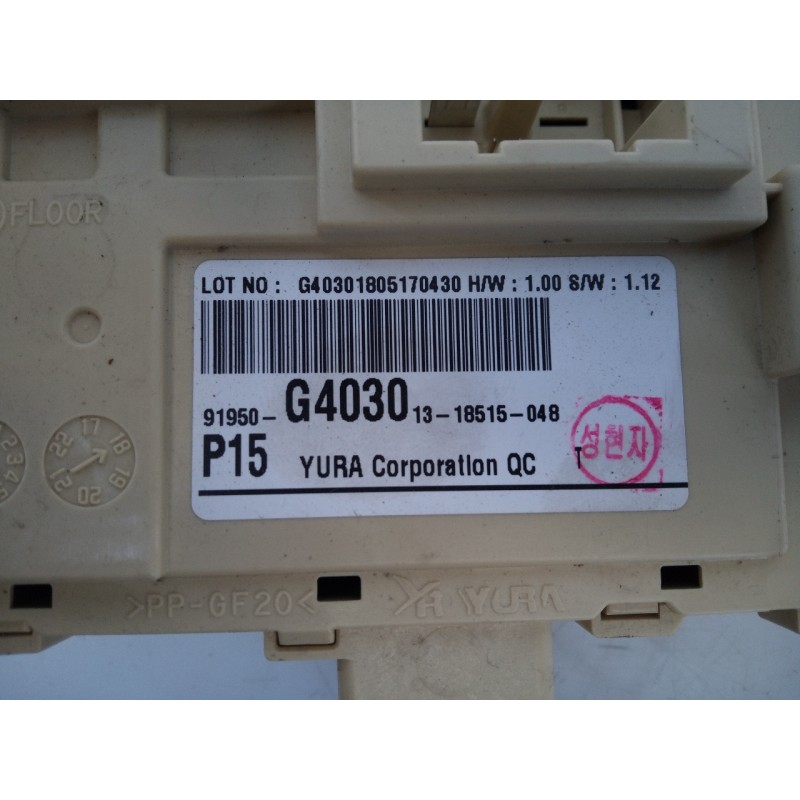 Recambio de caja reles / fusibles para hyundai i30 fastback tecno referencia OEM IAM G40301310515848  E3-A3-36-1