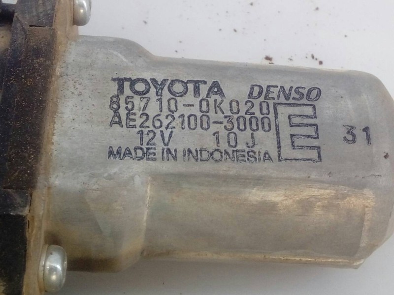 Recambio de elevalunas trasero izquierdo para toyota hilux (kun) double cab 4x4 referencia OEM IAM 698400K031 857100K020 E2-B4-8
