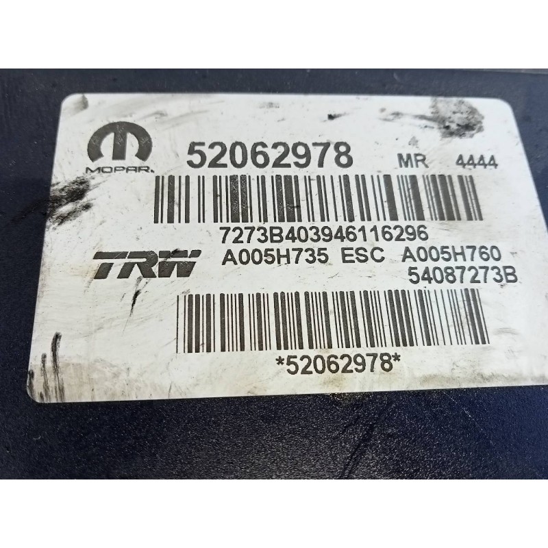 Recambio de abs para jeep renegade limited 4wd referencia OEM IAM 52062978 A005H735 P3-B8-27-3
