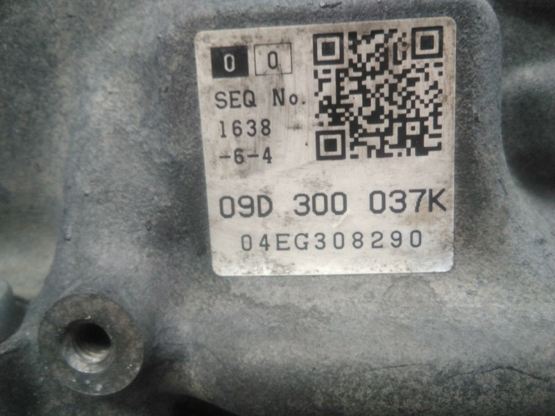 Recambio de caja cambios para volkswagen touareg (7l6) tdi r5 referencia OEM IAM HAN 09D300037K M1-A1-132