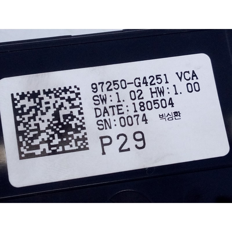 Recambio de mando climatizador para hyundai i30 fastback tecno referencia OEM IAM 97250G4251  E3-A3-45-1