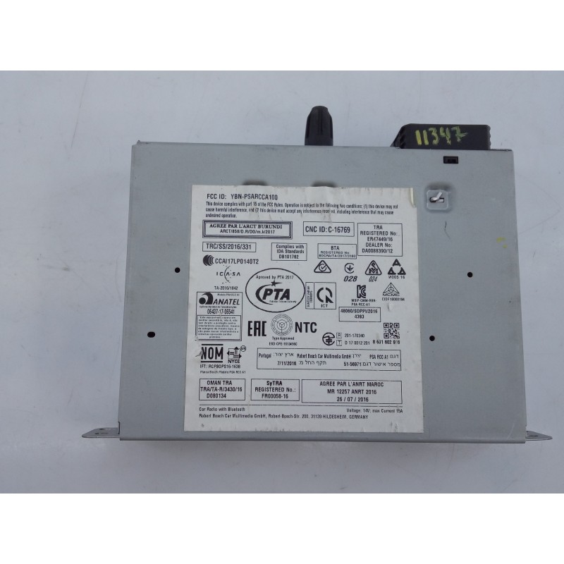 Recambio de sistema audio / radio cd para citroën c4 grand picasso shine referencia OEM IAM 982502938000 9822729680 E3-B2-22-1