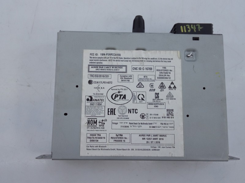 Recambio de sistema audio / radio cd para citroën c4 grand picasso shine referencia OEM IAM 982502938000 9822729680 E3-B2-22-1