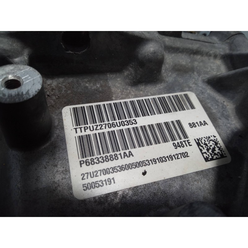 Recambio de caja cambios para jeep renegade limited 4wd referencia OEM IAM 50053191 P68338881AA M1-A3-31