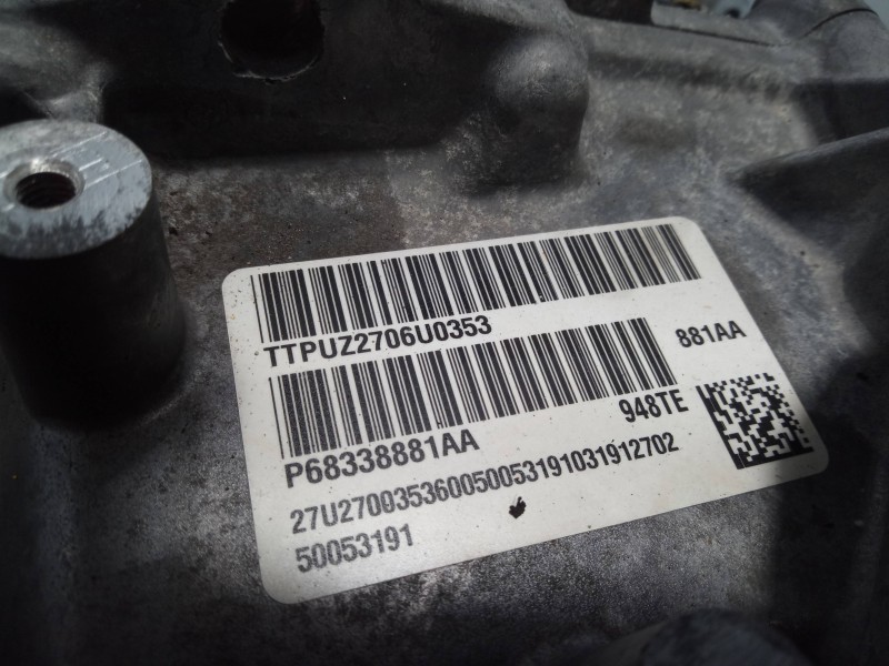 Recambio de caja cambios para jeep renegade limited 4wd referencia OEM IAM 50053191 P68338881AA M1-A3-31